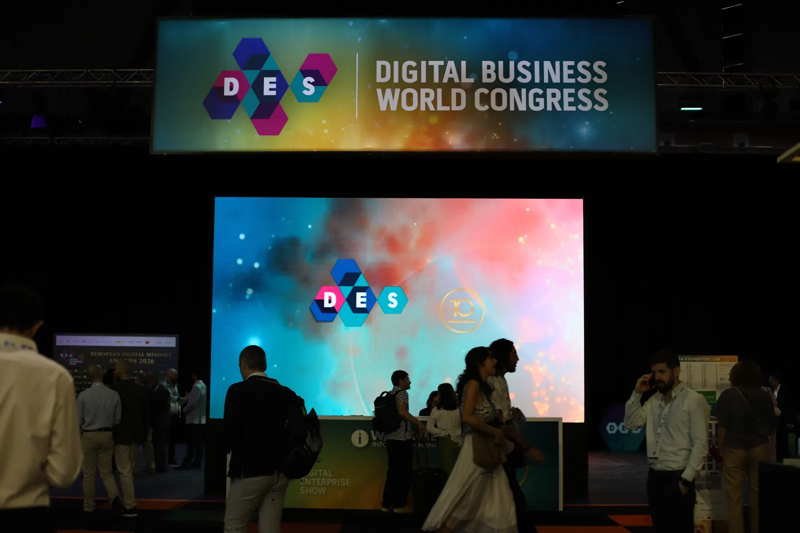 The Digital Business World Congress main stage at DES 2026