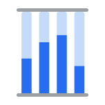 Vertical bar stacked