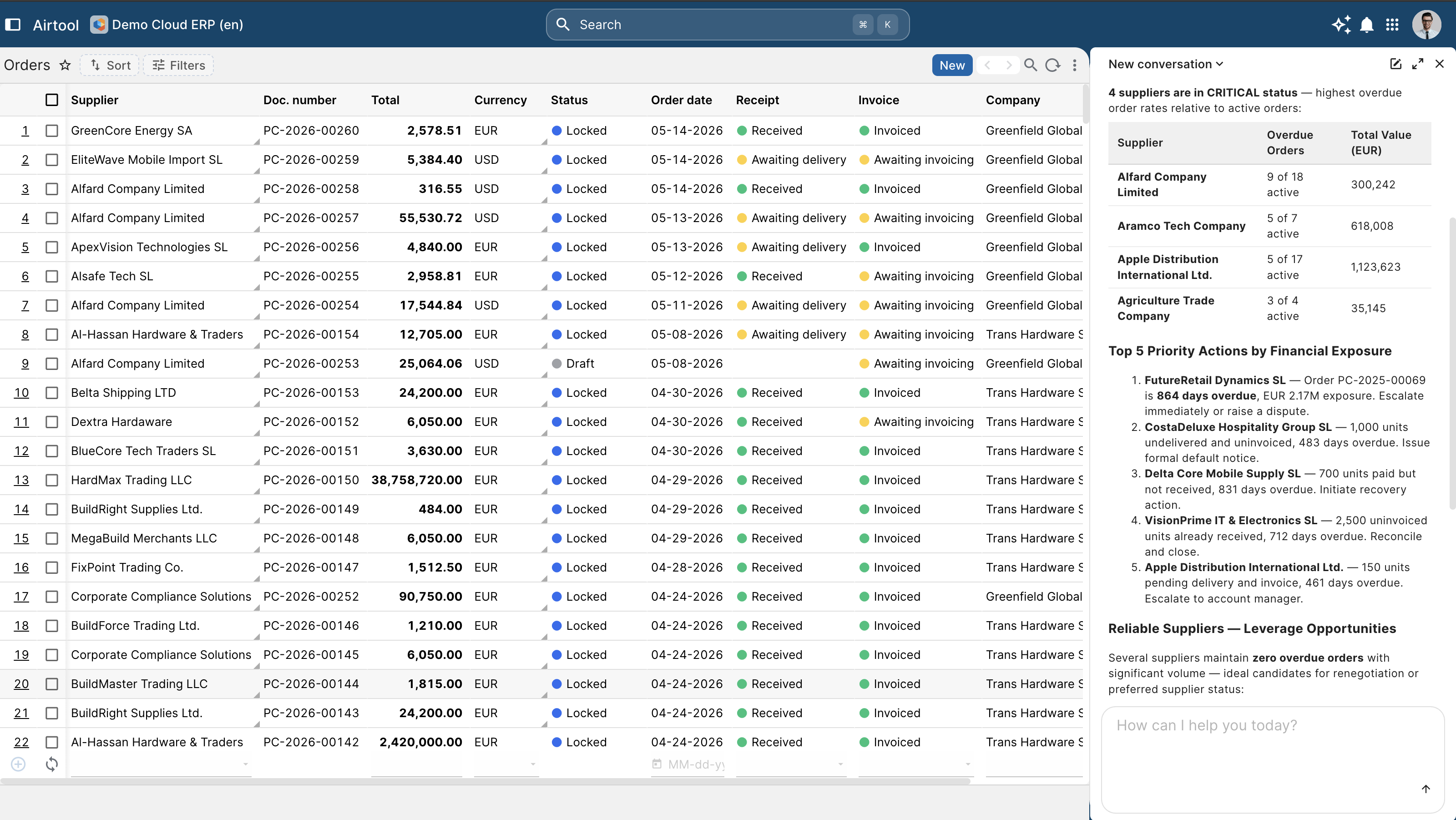 Sourcing decisions with structured comparison.