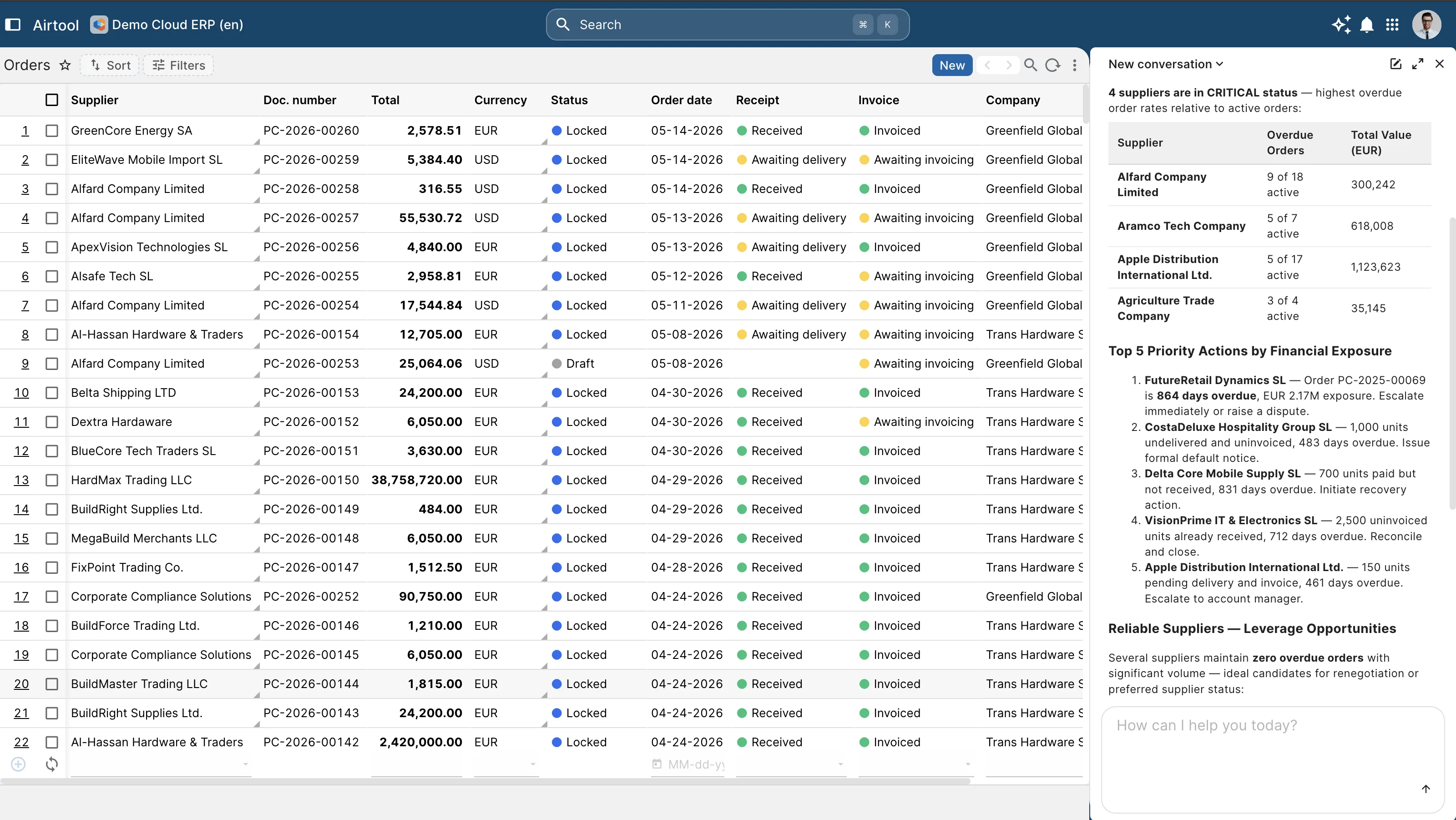 Sourcing decisions with structured comparison.